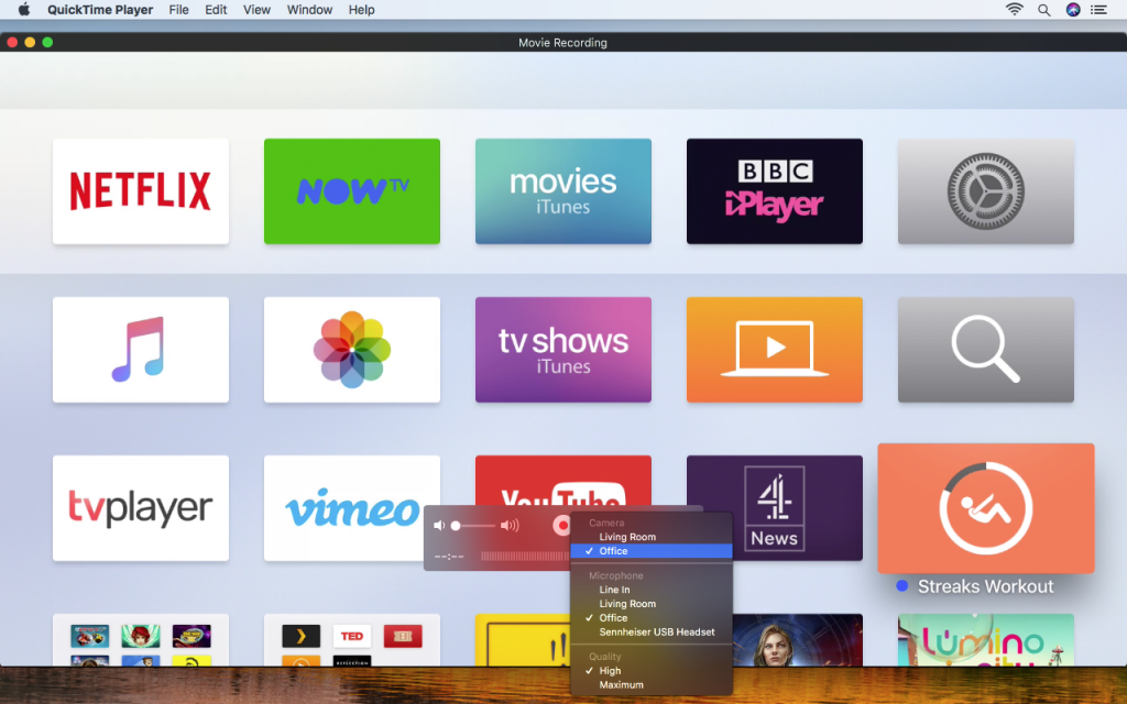 How to record IPTV in iOS via screen