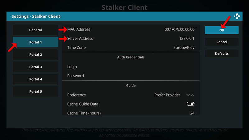 How to setup IPTV on Kodi via Stalker Client