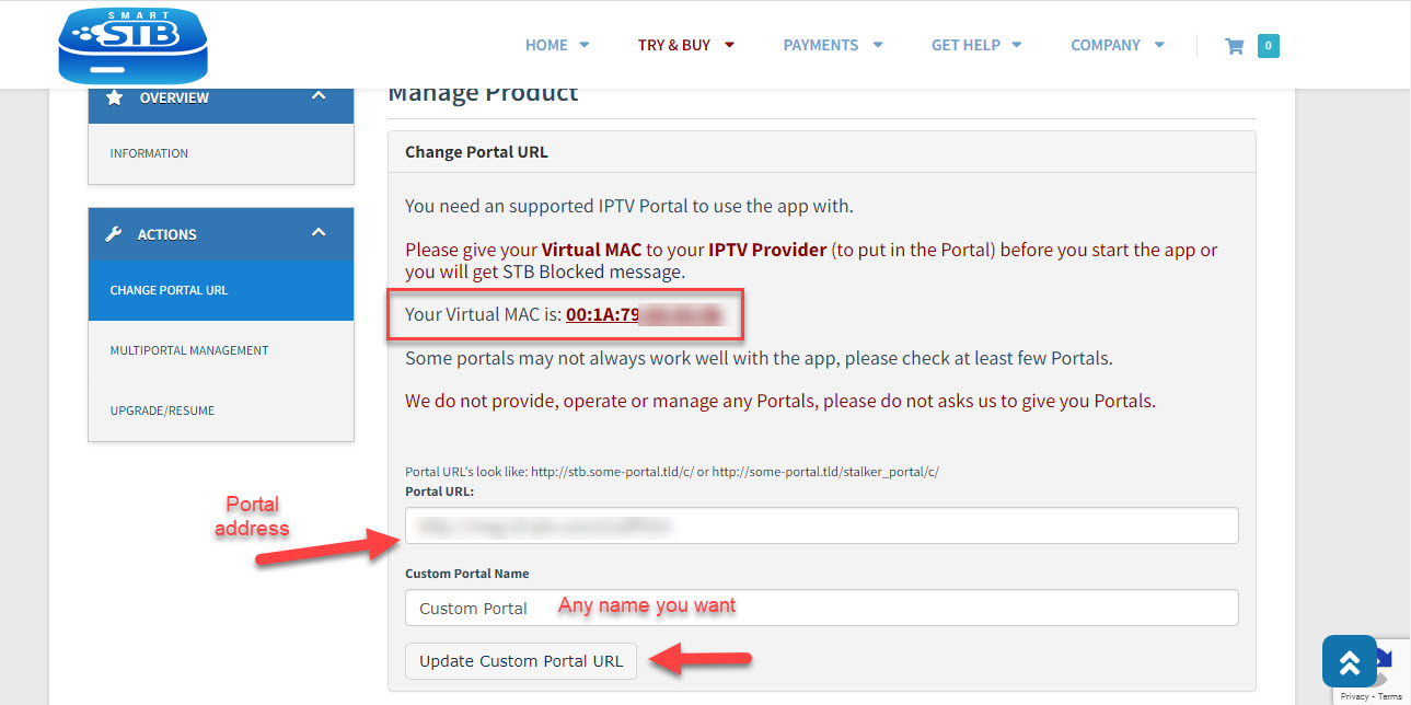 How to setup IPTV on Smart TV via Smart STB (Portal version)