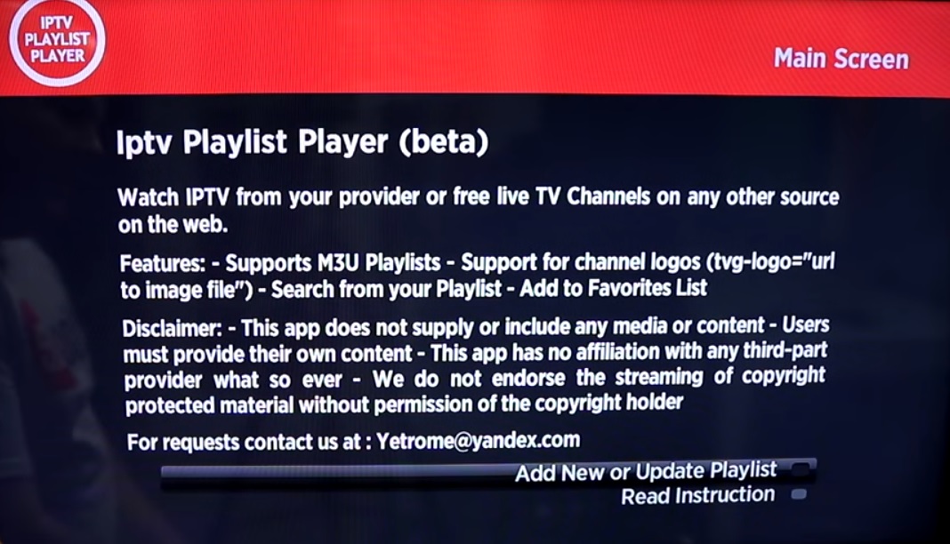 How to use M3U url on Roku